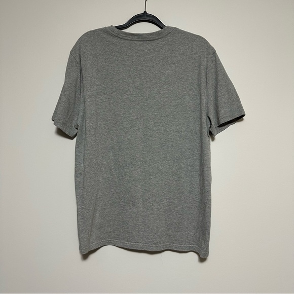 Calvin Klein Men’s Grey XL Box Logo Style Grey and Black Crewneck T-Shirt - Picture 4 of 6